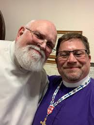 Last Tuesday, I had the pleasure of spending time with Ftr Michael J  Newago, Deacon John Keyes, and the parishioners of Christ Church, Yankton!  After taking Holy Communion to three parishioners at
