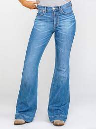 18 marques grande taille que l'on adore. Leichte Blaue Taschen Flare Bell Bottom Distressed Plus Size Vintage Lange Jeans Jeans Unterteile