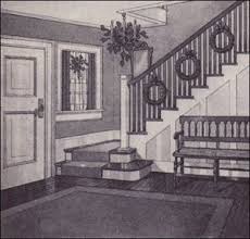 A young man is unexpectedly. 1910 Decorating Ideas