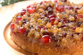 Christmas Upside Down Cake Recipe Fruit Cake Christmas Recipes Upside Down Cake