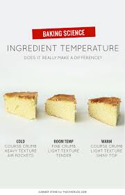 Maybe you would like to learn more about one of these? Does Ingredient Temperature Matter The Cake Blog