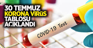 30 temmuz türkiye korona tablosu. 30 Temmuz Korona Virus Tablosu Aciklandi