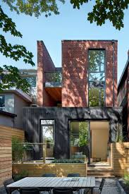 Sets that further spur the creative gears in your little ones. Red Brick And Black Stained Cedar Siding Were Used To Create A Modern Look For This Toronto House Contemporary House Design Red Brick House Architecture