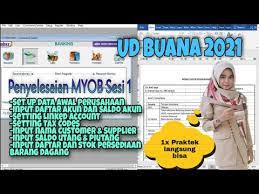 Input saldo piutang dan utang 7. 03 Pembahasan Ukk Myob Ud Buana