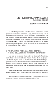 Pero últimamente visito más la parte de manualidades y bellas artes. Pdf Que Elementos Aporta El Juego Al Diagnostico Matita Guevara Academia Edu