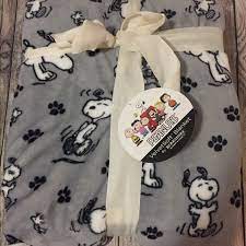 Check out our fleece blankets & throws to add warmth to those cold winter nights! Berkshire Bedding Berkshire Peanuts Snoopy Fleece Blanket 9x90 Nwt Poshmark