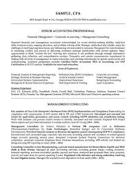 Does the senior accountant resume sample indicate the candidate's ability to prepare financial records, manage client accounts, and develop effective budgets? Professional Accounting Resume Samples Sablon