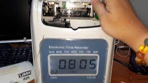 To pay for your instructions , just click on the and pay by paypal, visa/mastercard etc. Punch Card Machine Set Time Date Masa Dan Tarikh I52n Youtube