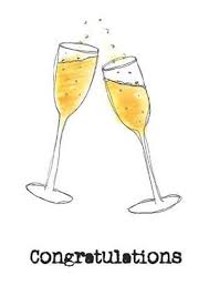 Digitally Printed Congratulations Champagne Glasses Greeting Card 2 50 Available At Www Synonymous Info Watercolor Cards Cards Handmade Book Worms