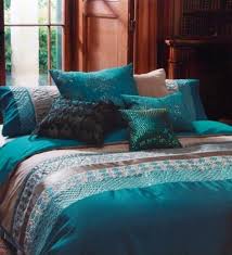This article looks at the differences of feather pillows vs. Cropped Kas Australia Double Bed Zephyr Quilt Cover Set Found Or Faux Feather Version Teal Bedding Sets Teal Bedding Peacock Bedroom