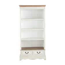 H 180 x l 85 x pr 35 poids : Lieu Dit Bebian Produit Bibliotheque 2 Tiroirs Coloris Creme Leontine Maisons Du Monde