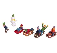 Für kinder gibt es im winter nichts schöneres als raus in den schnee zu laufen neben dem schlitten für kinder gibt es auch sogenannte rennbobs, hierbei handelt es sich um ein. Miniaturen Schlitten Kinder 6er Set Vbs Hobby Bastelshop
