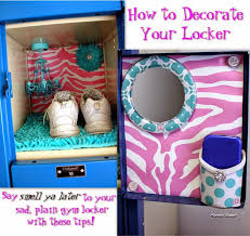 How To Decorate And Organize A School Or Gym Locker For Back To School Backtoschool Decor Locker S School Locker Organization Small Lockers School Lockers
