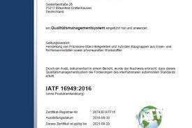 We will beat this crisis and reconnect. Zertifizierung Iatf 16949 Juliuspfisterer Gmbh Co Kg