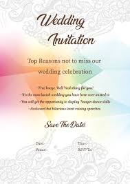 The elegant wedding invite templates are all about graceful and minimalist design. Wedding Invitation Wordings For Friends Invite Quotes Messages