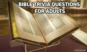 The 39 old testament books were written about 1000 years ago in the language of the jewish people, hebrew. 32 Bible Trivia Questions And Answers For Adults Tabloid India