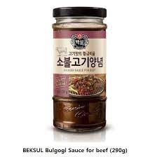 Stir to combine, and allow to marinate for 30 minutes. Cj Cheiljedang Korean Traditional Food Beksul Bulgogi Sauce For Beef 290g ì†Œë¶ˆê³ ê¸°ì–'ë… Korean Sauce Bulgogi Sauce Shopee Malaysia
