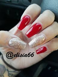 1440 2mm gold crystal nail art round rhinestone/gems uv gel, acrylic, manicure. Acrylicnails Red Rednails Nails Acrylic Gelnails Goldglitter Glitter Christmasnails Christmas Nails Acrylic Wedding Acrylic Nails Red And Gold Nails