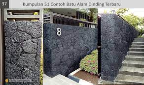 Desain rumah minimalis batu alam dengan pagar motif modern. Kumpulan 51 Contoh Batu Alam Dinding Yang Menginspirasi Jual Batu Alam Murah Tangerang Dan Jakarta Batukoral Com