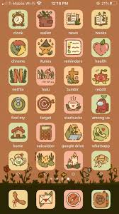Expansion Cottagecore Fall Aesthetic Iphone Ios 14 App Icons App Icon Ios Icon Iphone Wallpaper App