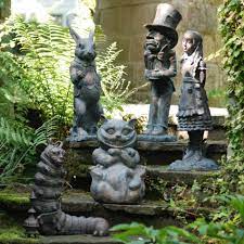 Check spelling or type a new query. Alice In Wonderland Collection Of 5 Bronze Garden Ornaments