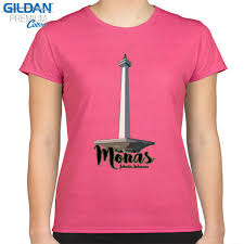 Dyotees menyediakan desain custom untuk berbagai konveksi pakaian juga seperti desain kaos, desain kaos polo, desain hoodie dan desain jersey custom. Jual Kaos Monas Jakarta Print Kaos Wanita Gildan Premium Custom Ciptaloka Com