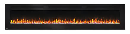 The alluravision 60 can also be hardwired to 120v and comes standard with a crystal media ember bed and remote control. Napoleon 100 Allure Wall Mount Electric Fireplace Nefl100fh Napoleon