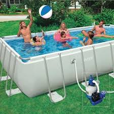 Piscines Hors Sol Articles Pour Jardin Et Terrasse Rectangulaire Piscine Tubulaire Ultra Xtr Neuf 5 49 M X 2 74 M X 1 32 M