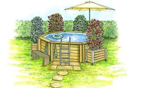 Mini Pools 3 Gestaltungsideen Fur Kleine Garten Gartengestaltung Mini Pool Whirlpool Garten Aufblasbar