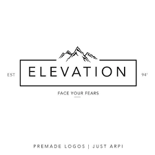 Black And White Brand Wave Logo Premade Logo Minimal Logo Mountain Logo Black And White Logo Logo Designing Logo Template Mountain Logos Graphic Design Logo Minimal Logo