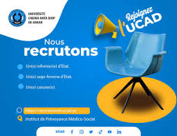 Recrutement IPMS UCAD : Infirmier(e), Sage-femme, Caissier(e) - Offres d'emploi
