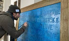 Du och 5 andra gillar detta 5 personer gillar detta.gå med för att se vad dina vänner gillar. Kunstner Etter Snowboardkarrieren Har Daniel Franck Jobbet Som Kunstner Her Med Motivet Keep The Stoke Alive Foto Privat Kunstner Foto Snowboard
