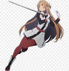 Asuna yuuki, aka yūki asuna, is a fantasy character who appears in the anime, sword art online, which is in the style of light novels and is created by the japanese author, reki kawahara. Download Png Sword Art Online Ordinal Scale Asuna Sword Png Image With Transparent Background Toppng