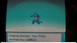 How To Evolve Riolu Into Lucario All Pokemon Games Black 2 White 2 Black White Hg Ss Ect Youtube