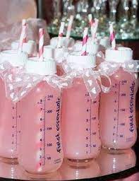 Click Pic For 28 Baby Shower Ideas For Girls Pink Drinks In Baby Bottles Baby Shower Themes For Girls Baby Shower Fun Baby Shower Themes Star Baby Showers