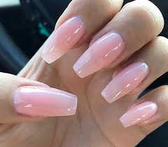Do a line on the dots contour until the middle. Light Pink Nail Designs 2017