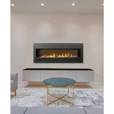 Maybe you would like to learn more about one of these? Lifesmart Contemporary 42 In Wall Mount Electric Infrared Fireplace In Black Or Polished Metal Surround With 3d Flame And Remote Home Depot Havenly