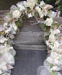 10 Flower Garland White Hydrangea Garland Hydrangea Door Etsy Floral Wedding Decorations Hydrangea Garland Flower Garlands