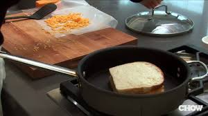 Before removing from griddle, flip sandwiches to reheat first side, about 15 seconds. You Re Doing It All Wrong How To Make A Grilled Cheese Sandwich Youtube
