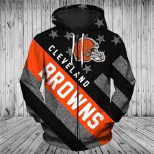 Shop target for cleveland browns. Official N F L Cleveland Browns Trendy Patriotic Zippered Team Hoodies Nice Custom 3d Effect Graphic Printed Double