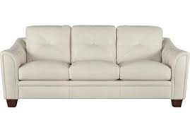 cindy crawford home marcella ivory leather sofa best leather sofa leather sofa genuine leather sofa