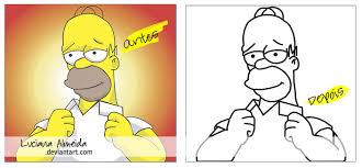 Official twitter for homer simpson. Desenho Homer Simpson By Lucianaalmeida On Deviantart