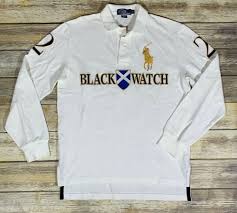 Black And White Long Sleeve Polo Polo Ralph Lauren Embroidered Black Watch 2 Long Sleeve White Shirt Sz M Poloralphlaure Long Sleeve Tshirt Men White Long Sleeve Shirt Long Sleeve Polo Shirt