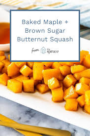 Baked Maple And Brown Sugar Butternut Squash Recipe Butternut Squash Butternut Butternut Squash Cinnamon