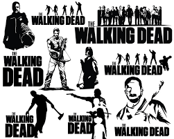 The Walking Dead Svg Eps Jpg Png Clipart Printable Etsy The Walking Dead Clip Art Dead