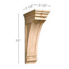 How to update a plain island or peninsula with planks and corbels by krista of the hardware on the back of them is the type that would require you to slide the bracket over the. Medium Mission Bracket Corbel 3 1 2 W X 12 H X 7 1 2 D White River Hardwoods