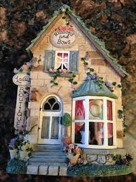 Ivy And Innocence Ribbons And Bows 12 20 2012 Glitter Houses Miniature Houses Storybook Cottage