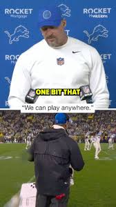 Dan Campbell says the Lions are built to win, regardless of the playing  conditions.