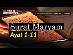 Maka dia keluar dari mihrab menuju kaumnya, lalu dia memberi isyarat kepada mereka; Ustadz Firanda Andirja Tafsir Surat Maryam Ayat 1 11 Youtube