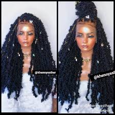 Butterfly locs are among the trendiest braids in 2021! Full Lace Wig Long Butterfly Loc Khennyesther Wigs